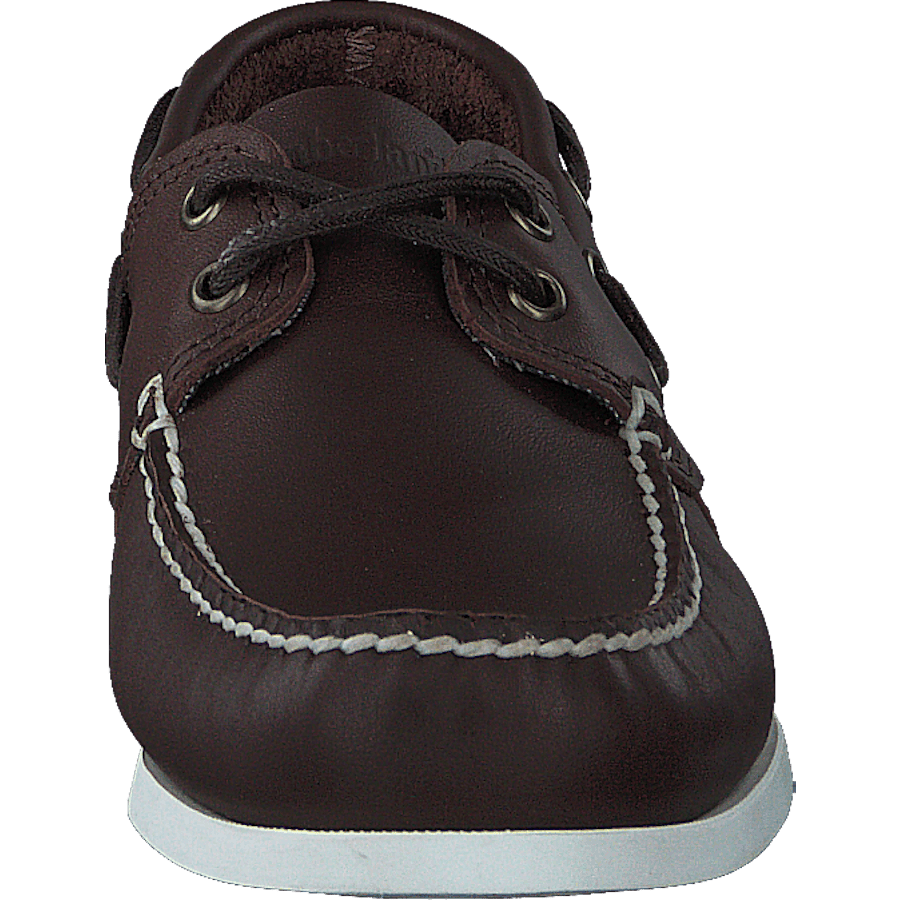 Cedar Bay Boat Shoe Dk Brown Full Grain
