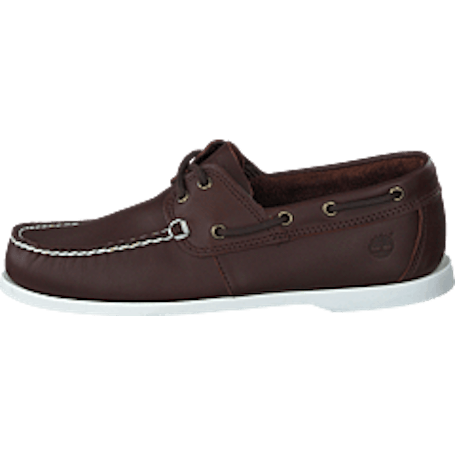 Cedar Bay Boat Shoe Dk Brown Full Grain