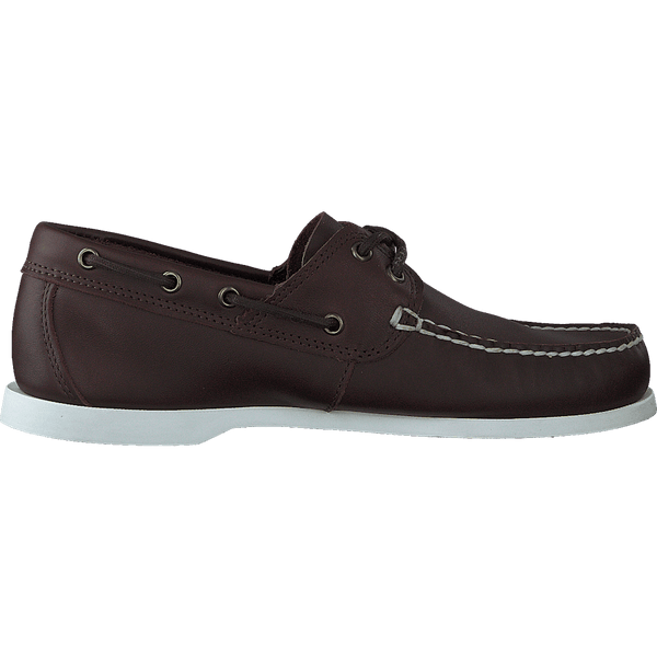 Cedar Bay Boat Shoe Dk Brown Full Grain