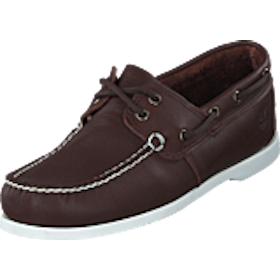 Cedar Bay Boat Shoe Dk Brown Full Grain