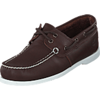 Cedar Bay Boat Shoe Dk Brown Full Grain