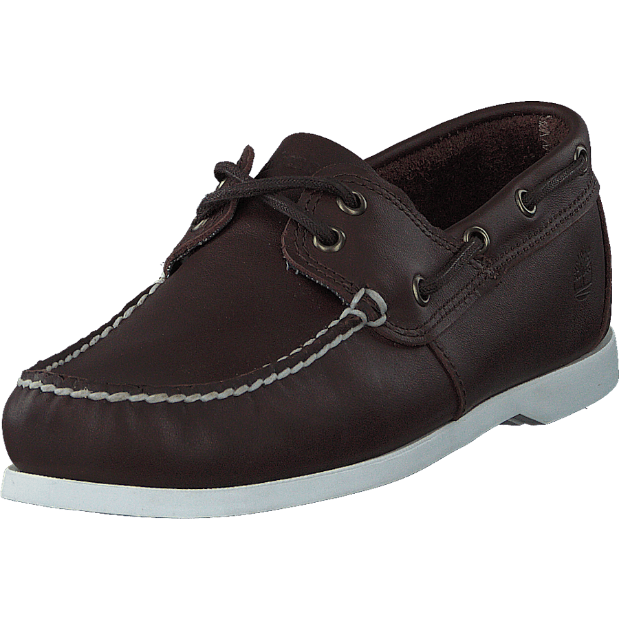 Cedar Bay Boat Shoe Dk Brown Full Grain