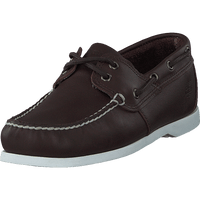 Cedar Bay Boat Shoe Dk Brown Full Grain