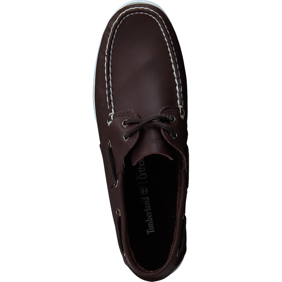 Cedar Bay Boat Shoe Dk Brown Full Grain