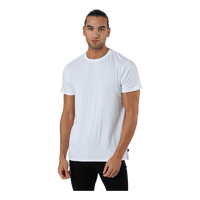 R-neck Tee Bamboo White