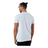 R-neck Tee Bamboo White