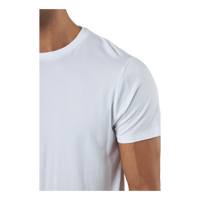 R-neck Tee Bamboo White