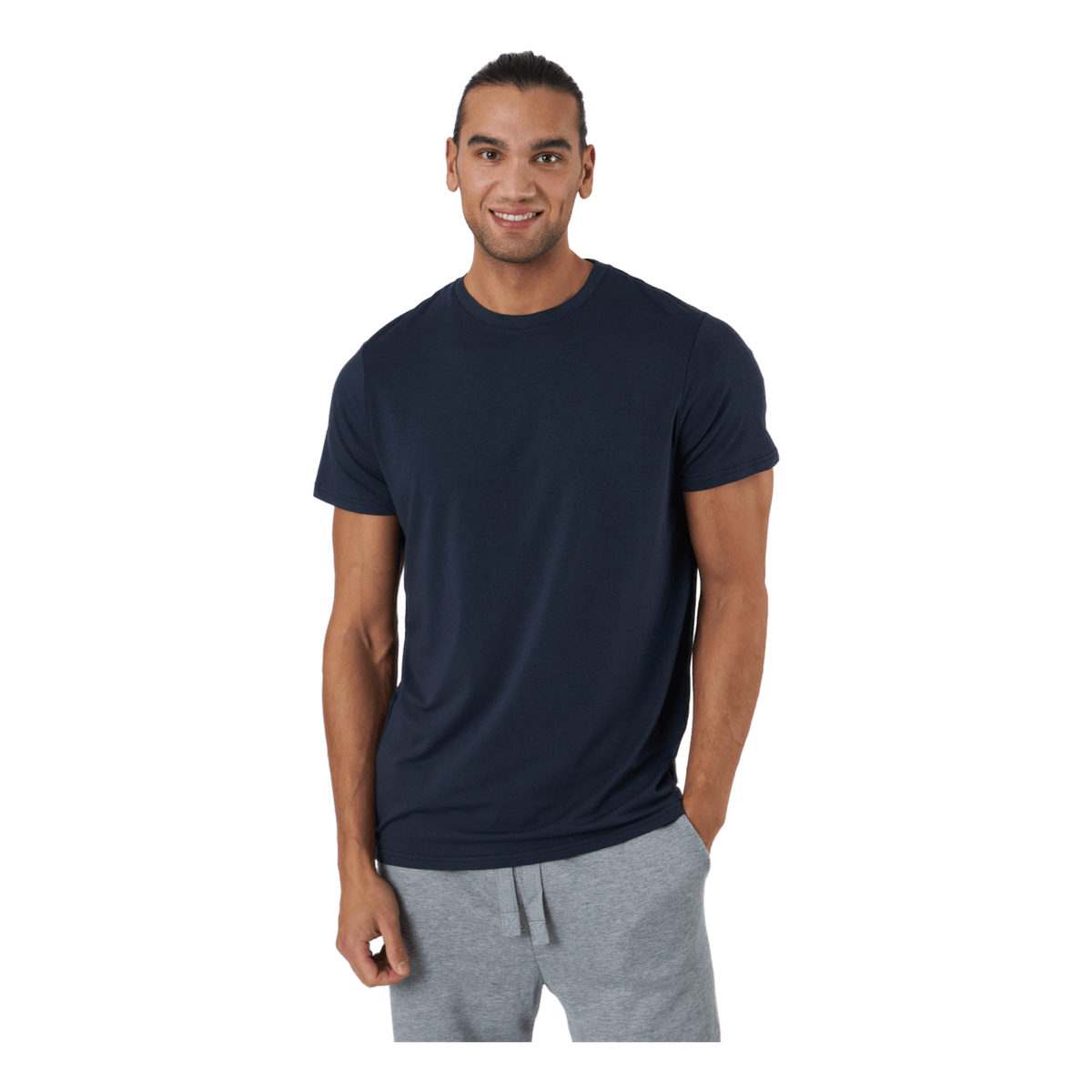 R-neck Tee Bamboo Navy