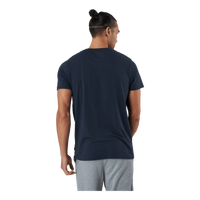 R-neck Tee Bamboo Navy