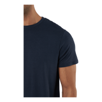 R-neck Tee Bamboo Navy