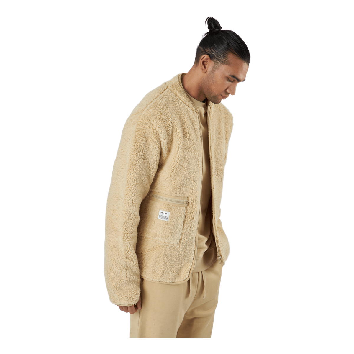 Fleece Jacket Beige