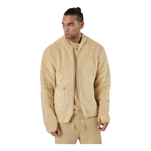 Fleece Jacket Beige