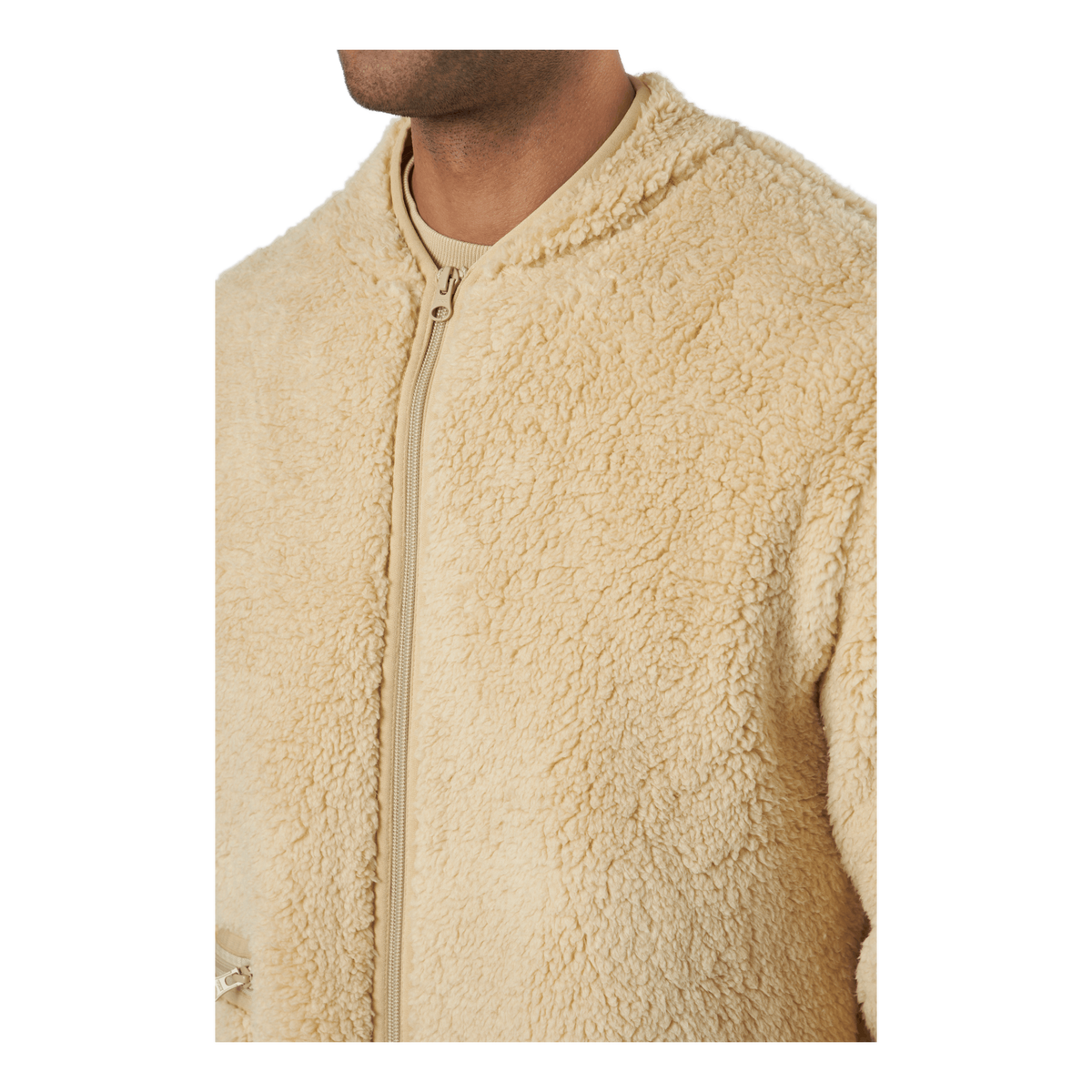 Fleece Jacket Beige