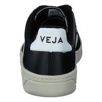 V-12 Leather Black_white Black White