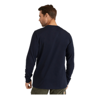 L/s Pocket T-shirt Cotton Sing Dark Navy