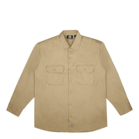 Dickies Long Sleeve Work Shirt Khaki