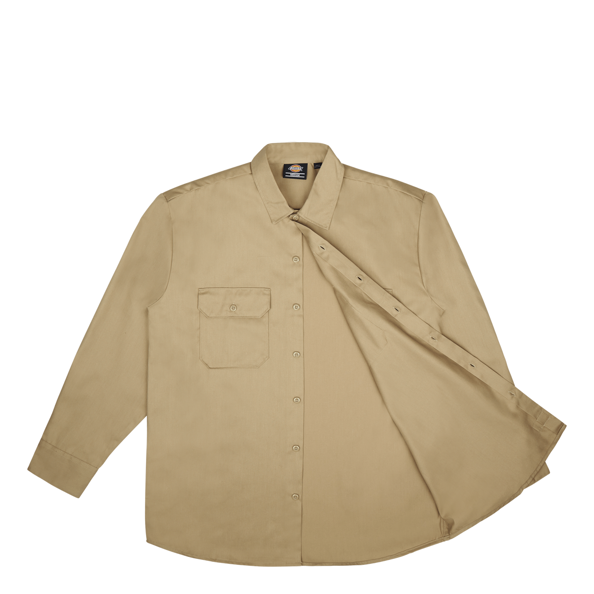 Dickies Long Sleeve Work Shirt Khaki