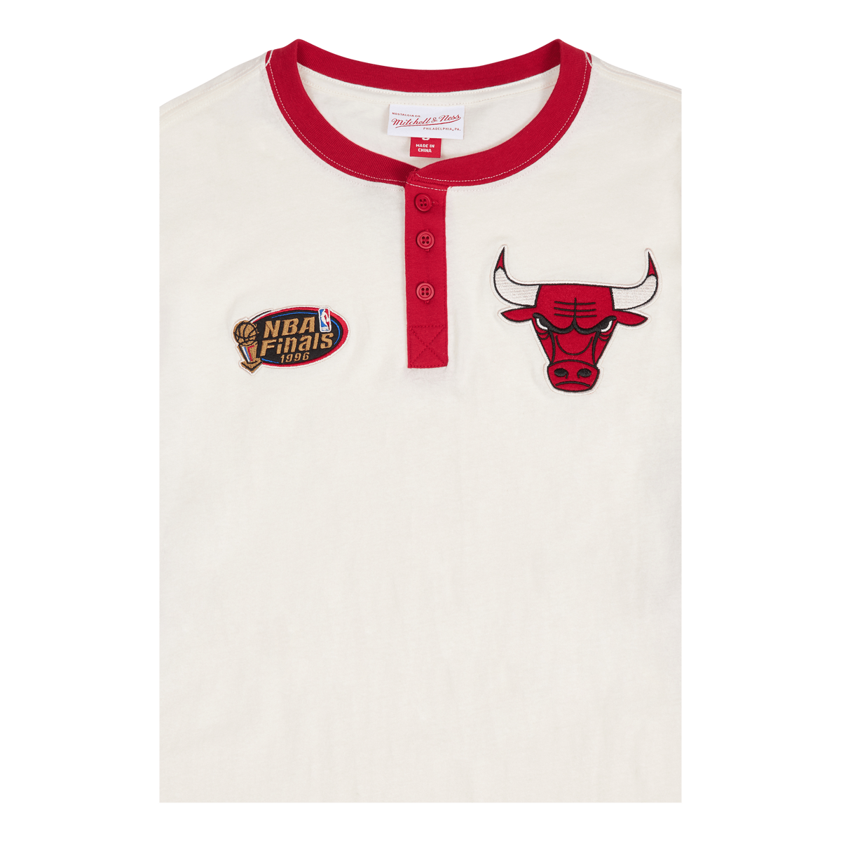Bulls Icon Henley Cream