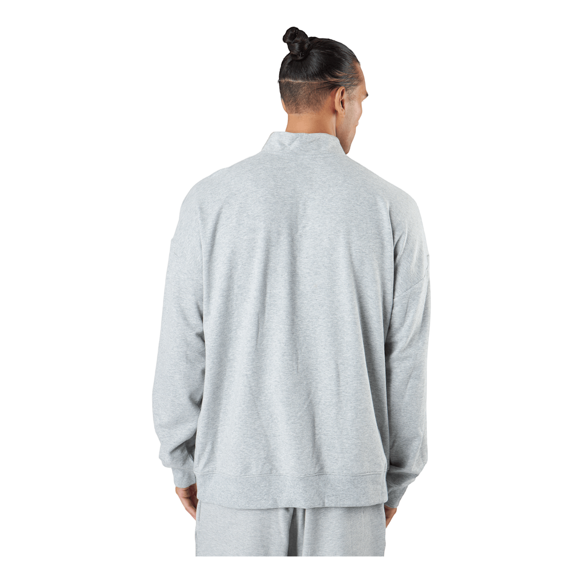 L/s Quarter Zip Grey Heather