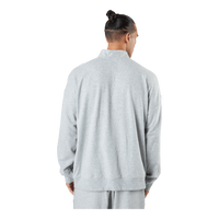 L/s Quarter Zip Grey Heather