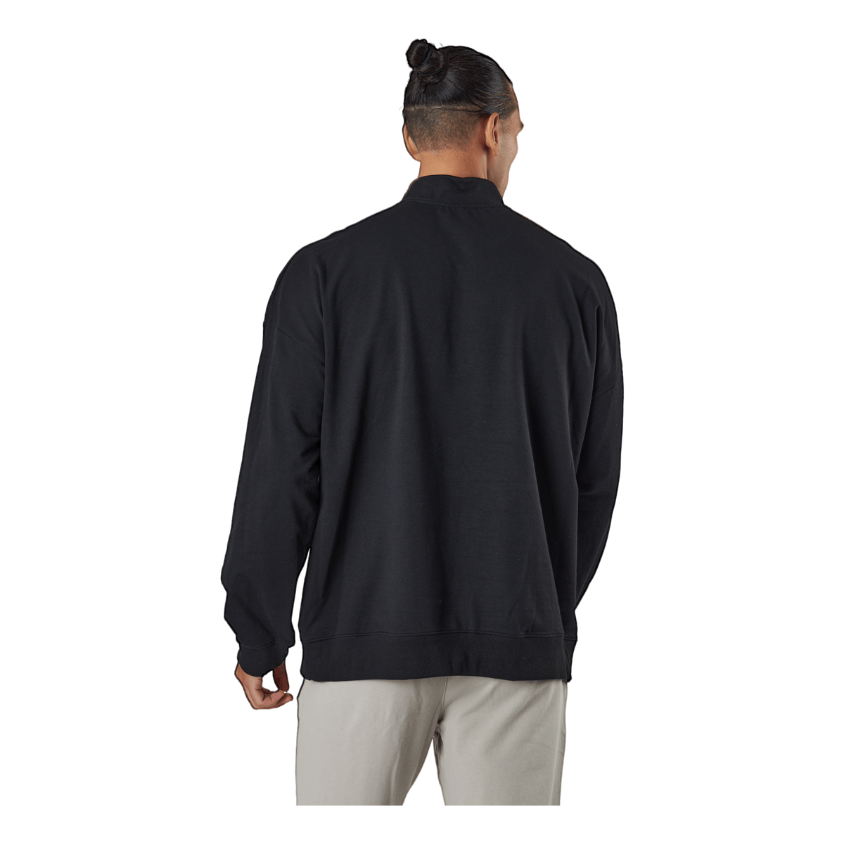 L/s Quarter Zip Black