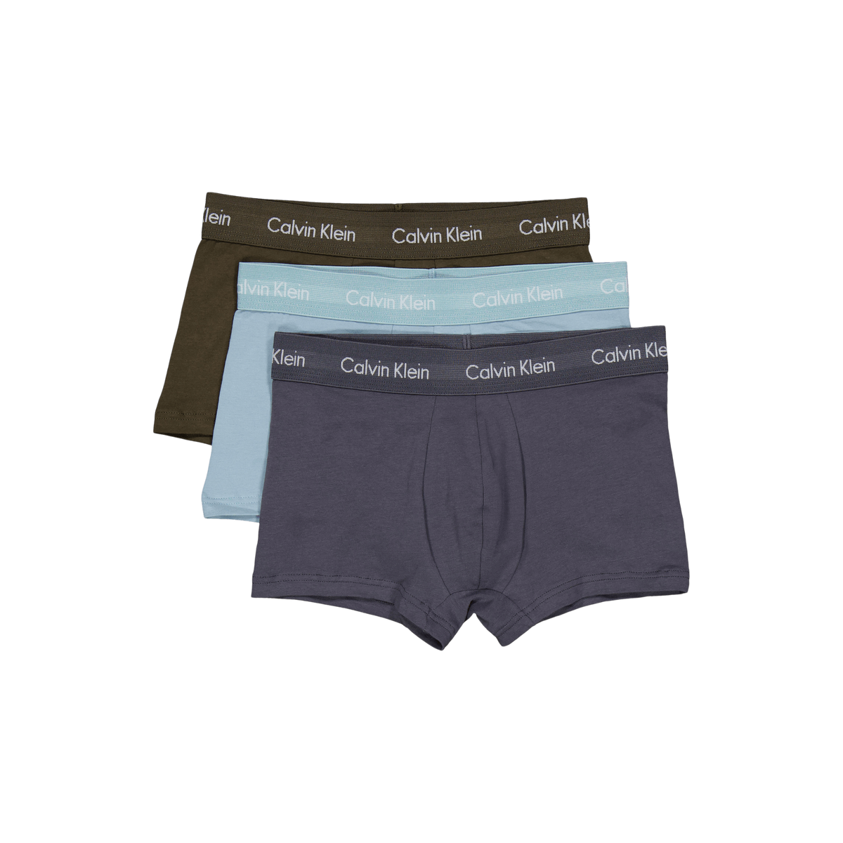 Low Rise Trunk 3pk Sleek Grey/ Tourmaline/ Olive