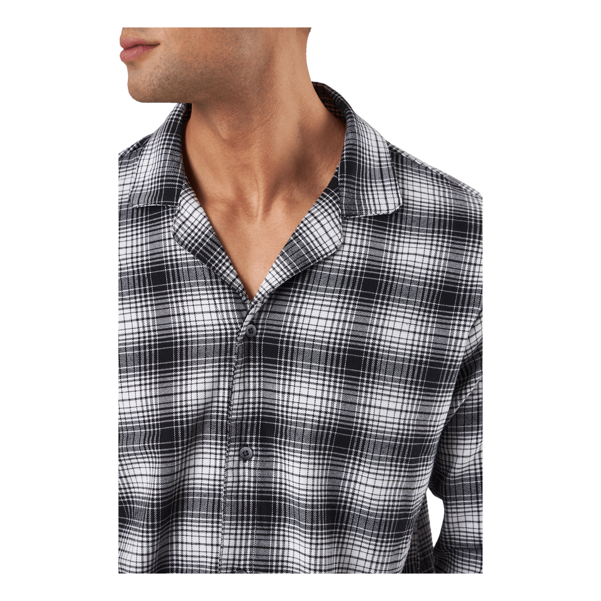 L/s Button Down Ck Shadow Plaid_black