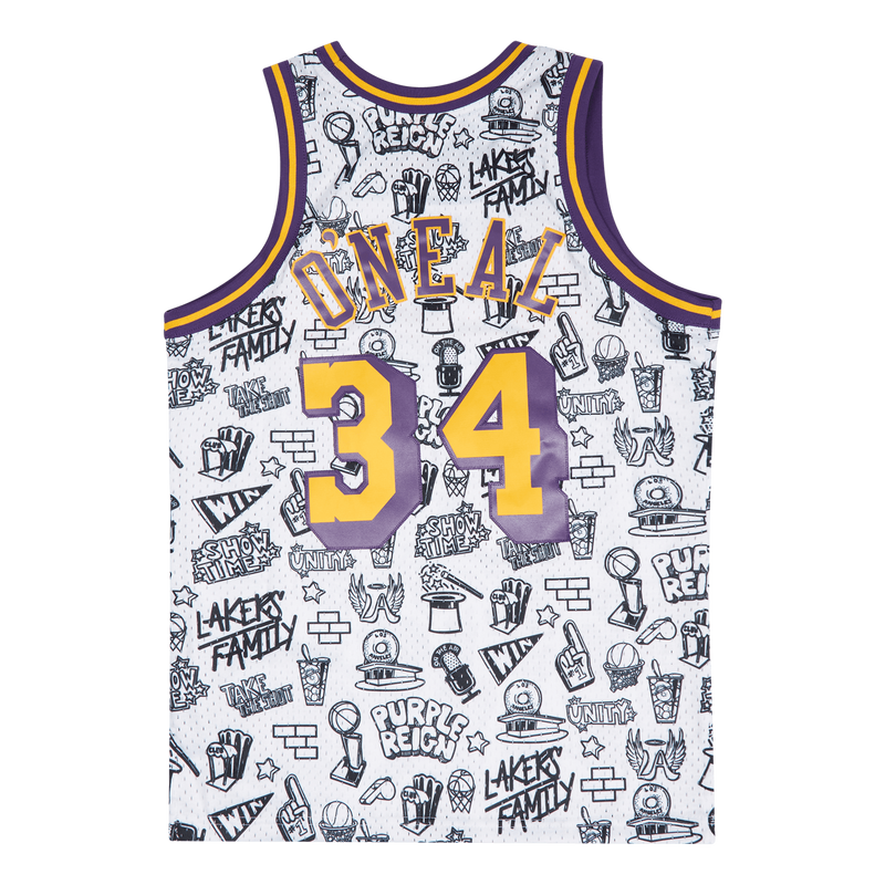 Lakers Doodle Swingman Jersey - O'Neal
