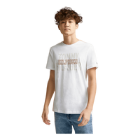 Hilfiger Over Print Tee S/s White