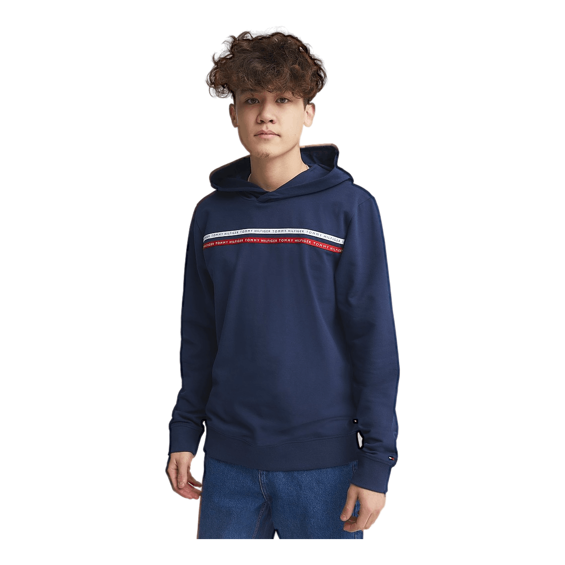 Tommy Tape Hoodie C87 - Twilight Navy