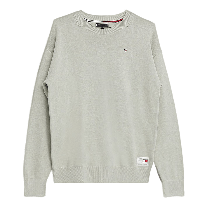 Melange Label Sweater Pmi - Faded Willow Melange