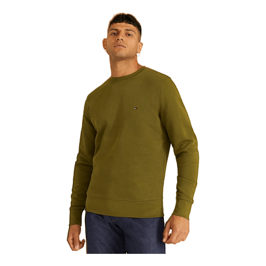 Hilfiger Logo Crewneck Putting Green