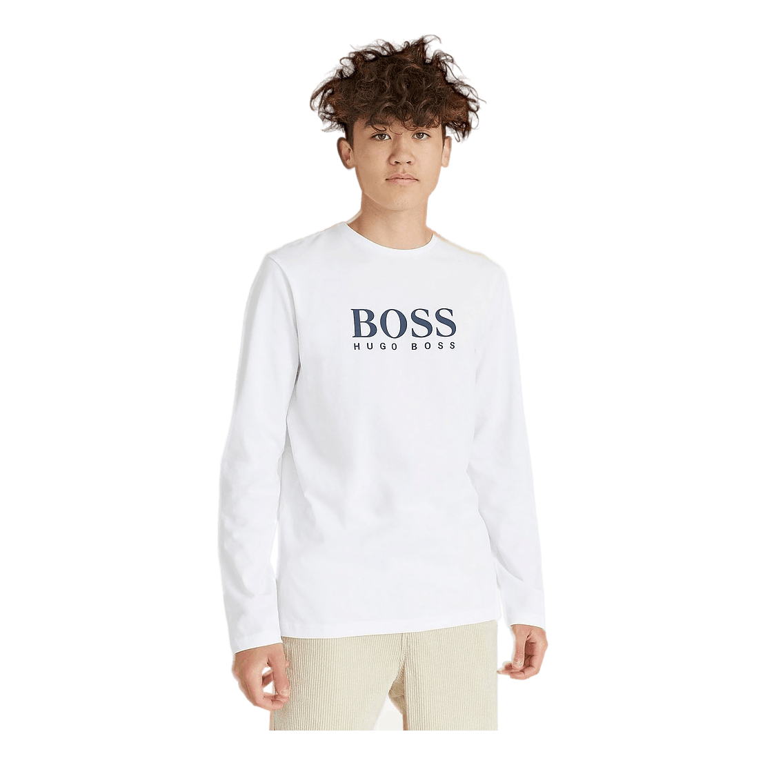 Logo Ls T-shirt 10b White