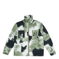 Cossonay Light Padded Jacket A Green Smoke Batic Aop