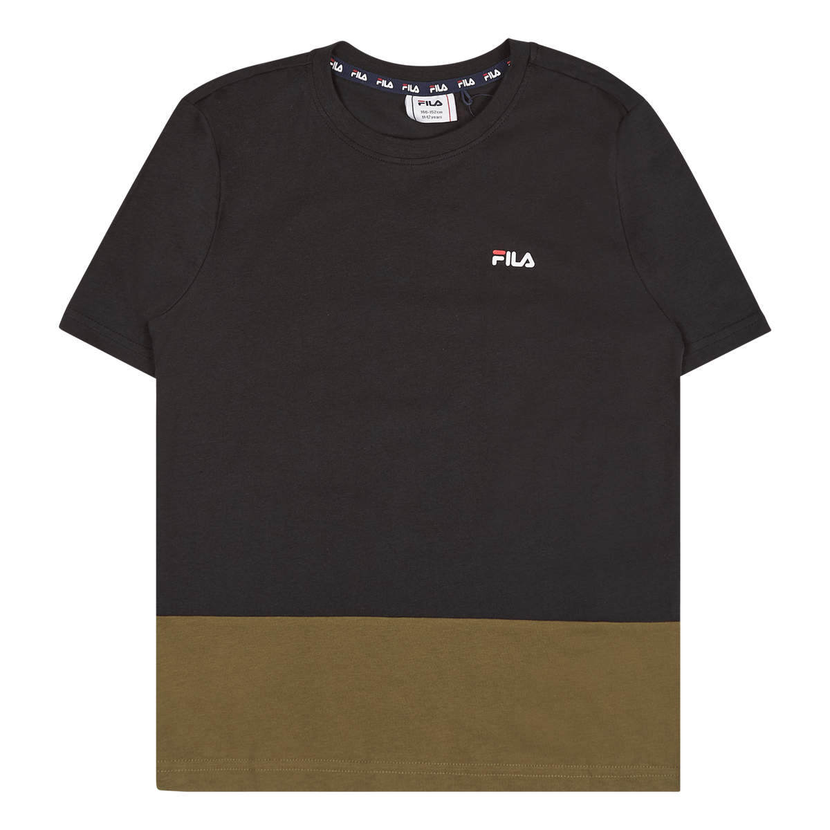 Bircza Tee (blocked) Moonless Night-burnt Olive