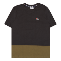 Bircza Tee (blocked) Moonless Night-burnt Olive