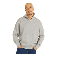 Diego Halfzip Sweatshirt Grey Melange/white