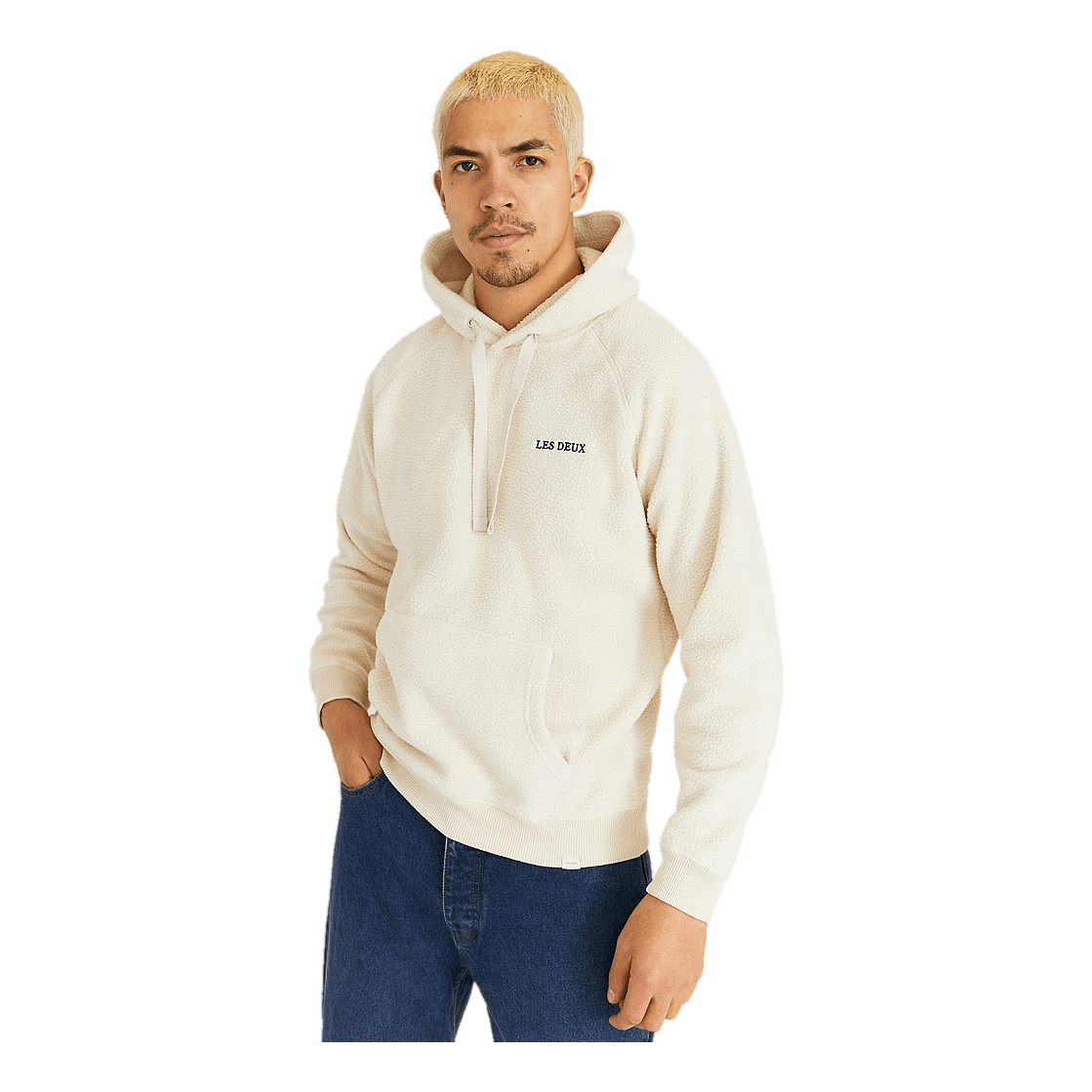 Duncan Pile Hoodie Ivory