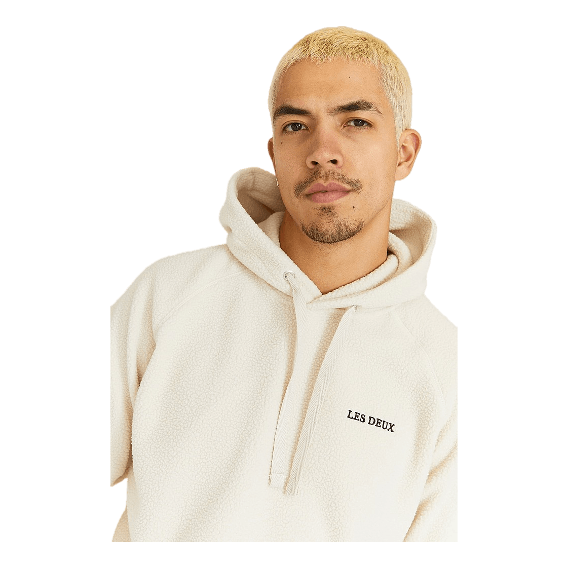 Duncan Pile Hoodie Ivory