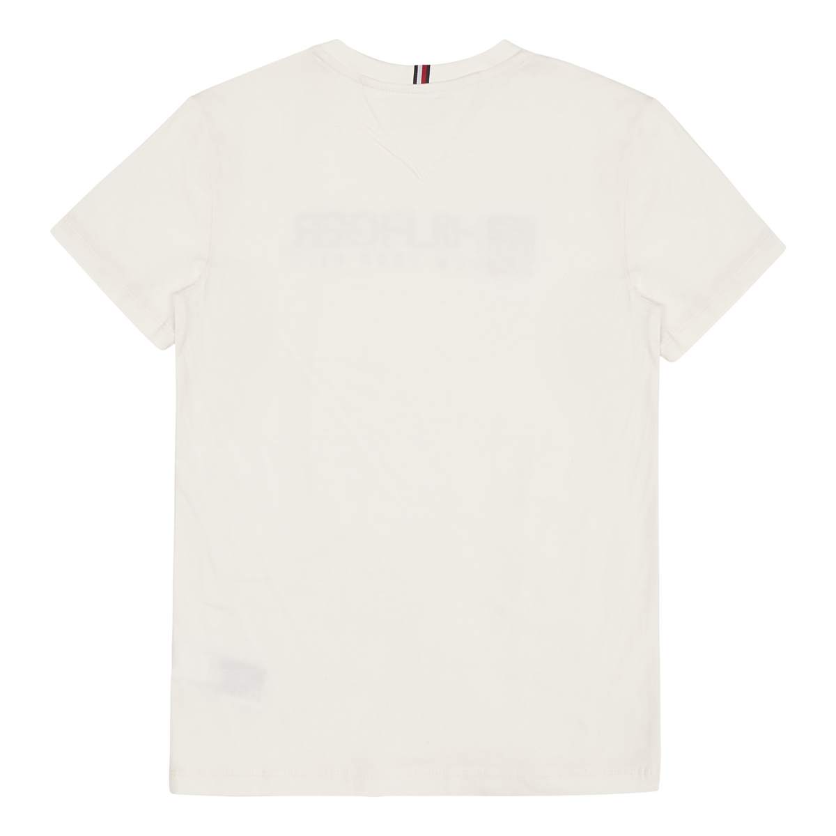 U Tommy Logo Tee S/s Ybh - Ancient White