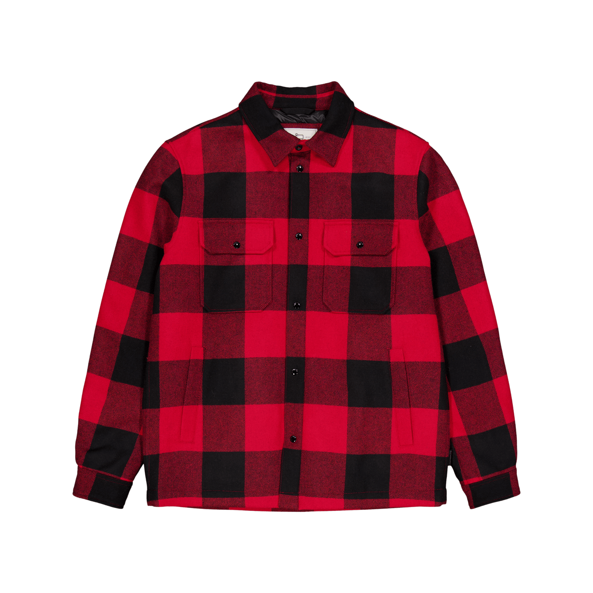 Alaskan Wool Check Overshirt Red Buffalo