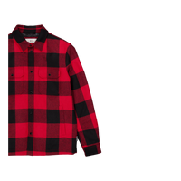 Alaskan Wool Check Overshirt Red Buffalo