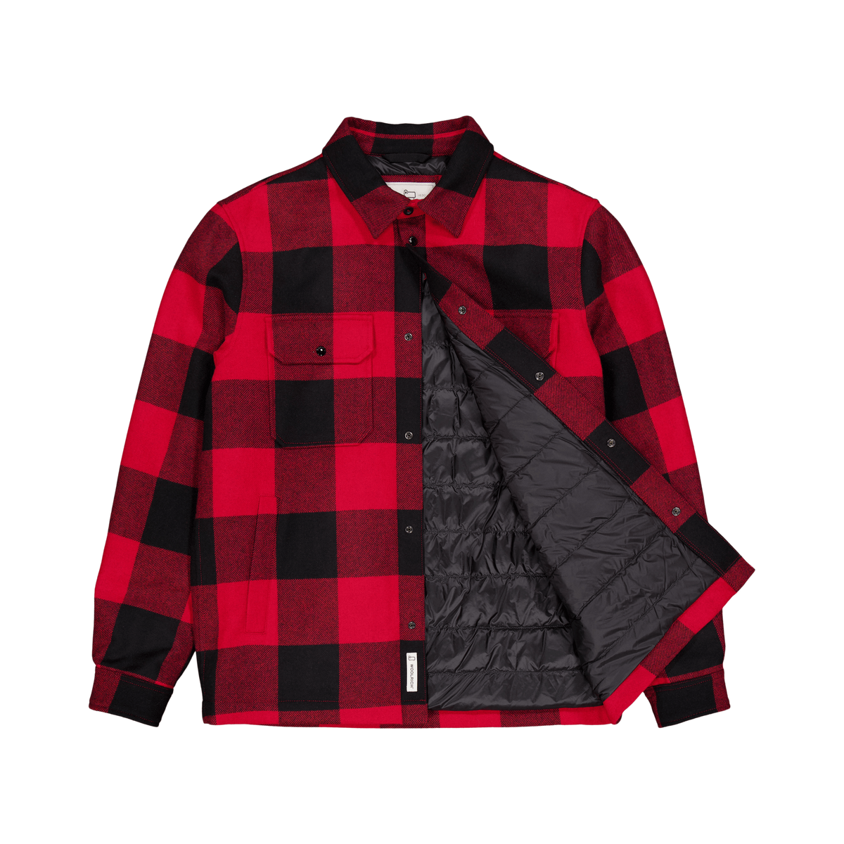 Alaskan Wool Check Overshirt Red Buffalo