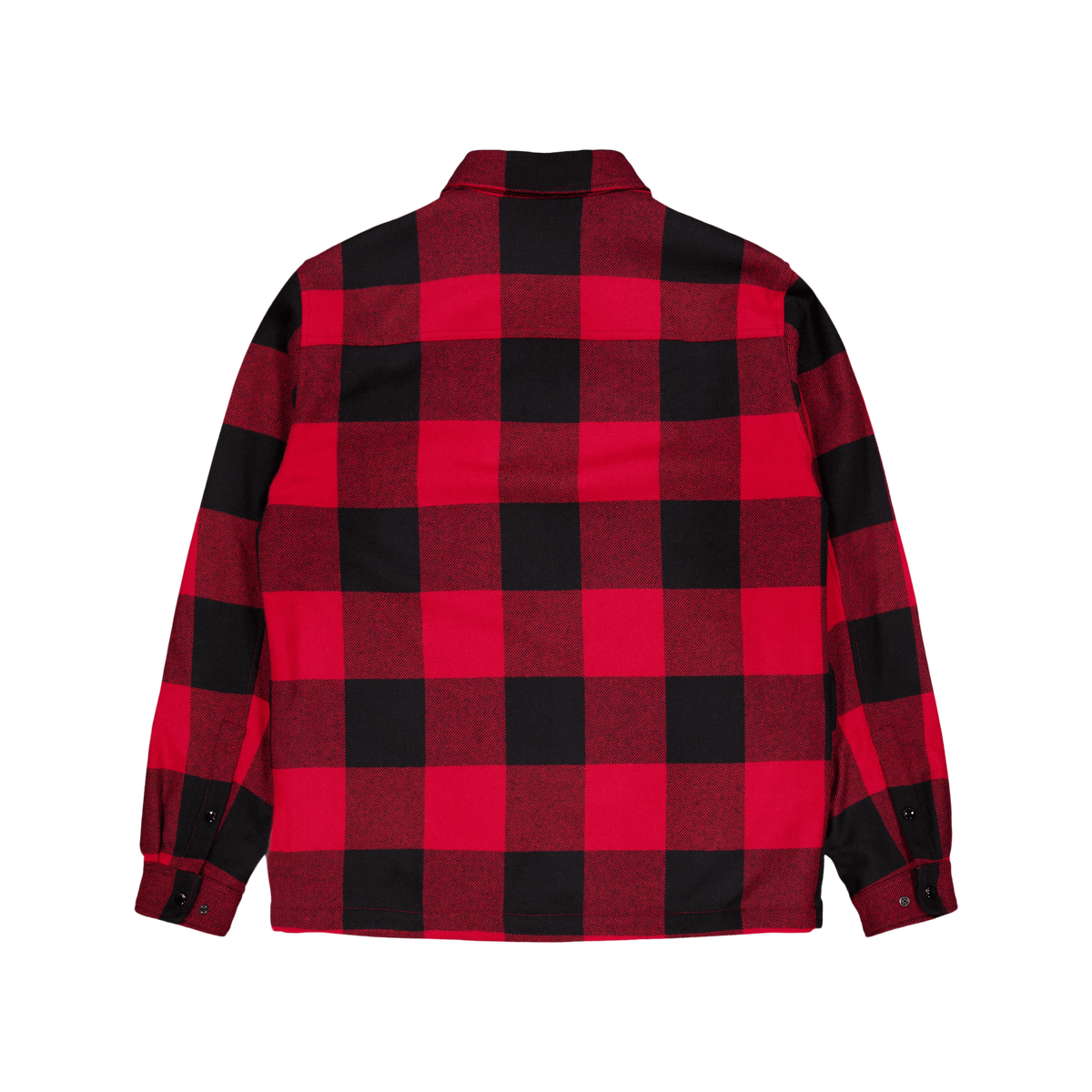 Alaskan Wool Check Overshirt Red Buffalo