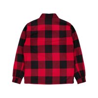 Alaskan Wool Check Overshirt Red Buffalo