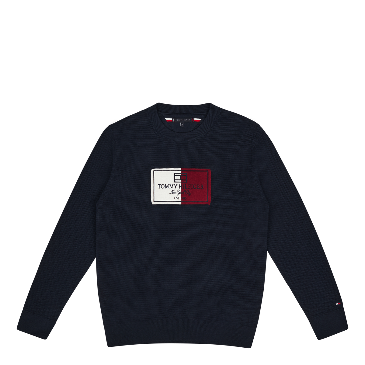 Flag Label Sweater Dw5 - Desert Sky