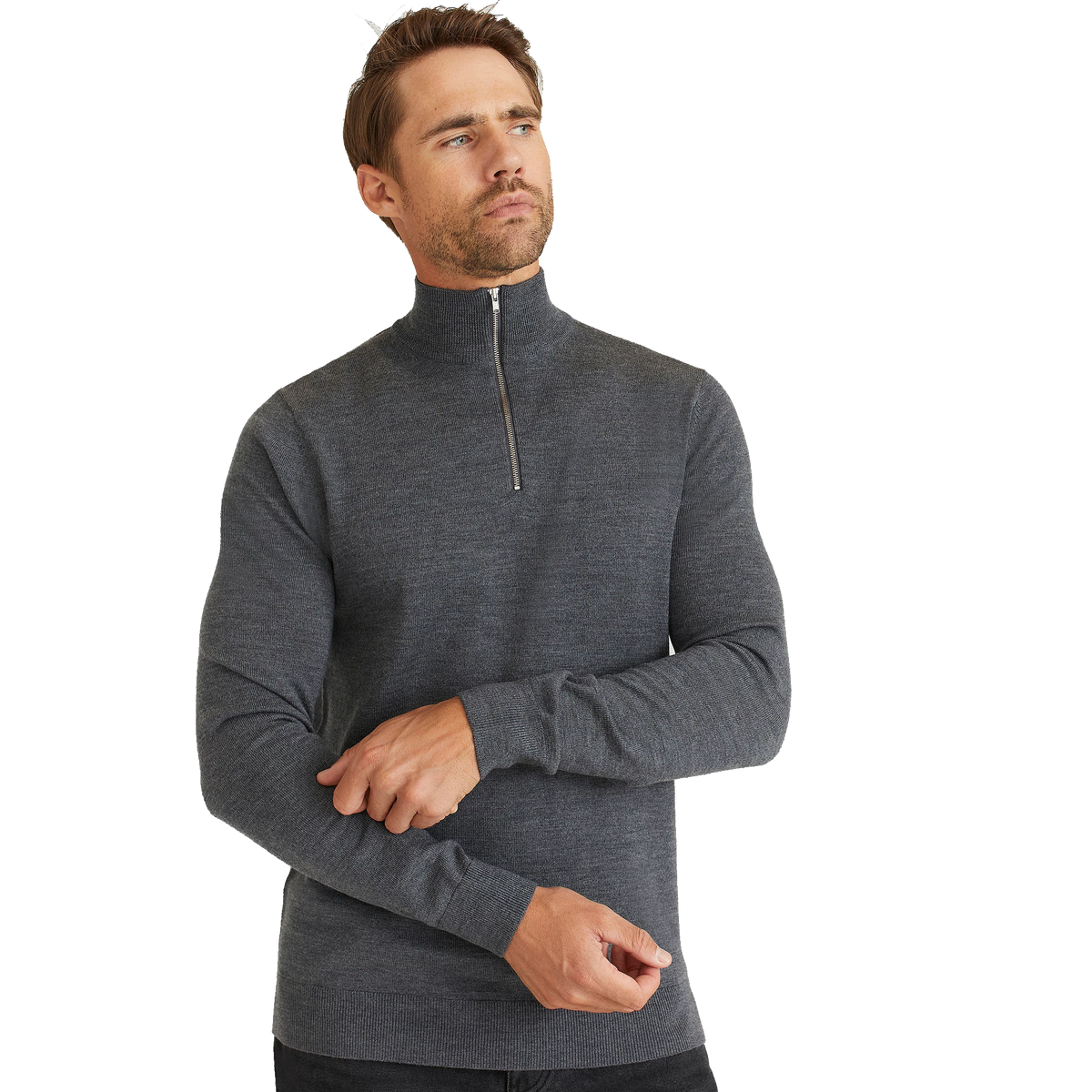 Studio Total Merino Half Zip