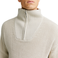 Studio Total Half Zip Ribbed Knit Kitt