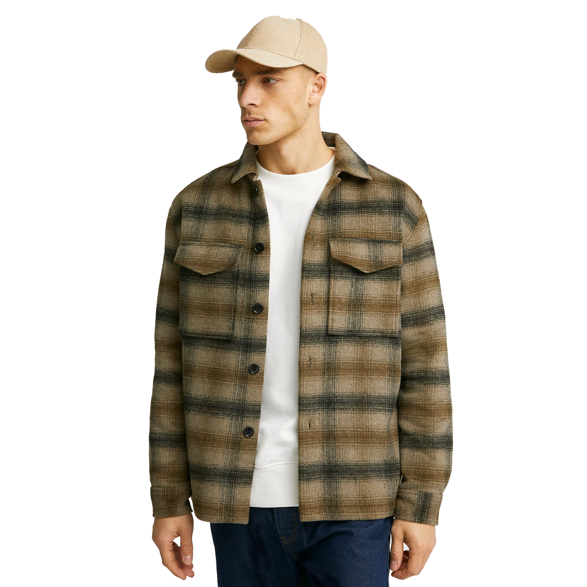 Studio Total Check Overshirt