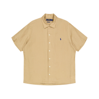 Polo Ralph Lauren Piece Dye Custom Fit Shirt Vintage Khaki
